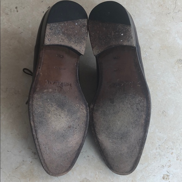 Mezlan Leather oxfords men’s shoes size 10 used - Picture 7 of 7